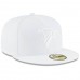 Men's Atlanta Falcons New Era White on White 59FIFTY Fitted Hat 3154699